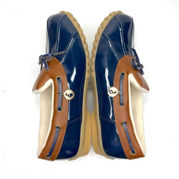 The Original Duck Boot Sporto Patty Low Top Rain Fleece Lined Loafers Womens 8.5 - Picture 5 of 8